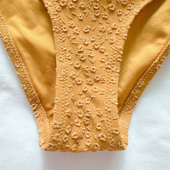 Scotch & Soda Bikini Bottom NWT Size Large mustard yellow bathing suit swim - Picture 6 of 7